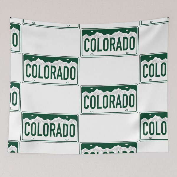 Item preview, Colorado Green on White - Colorado License Plate Design designed and sold by ExploreColorado.
