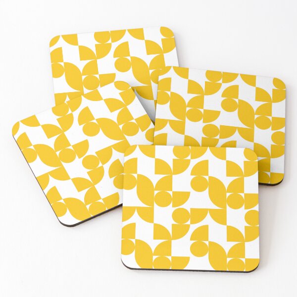 Item preview, Mid Century Modern Geometric Yellow Design designed and sold by KarolinaPaz.