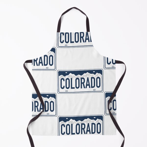 Artikelvorschau, Colorado blauw op wit - Colorado kentekenplaatontwerp entworfen und verkauft von ExploreColorado.