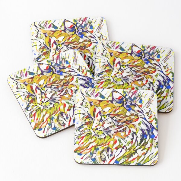 Item preview, Cat abstract art designed and sold by shrolts.
