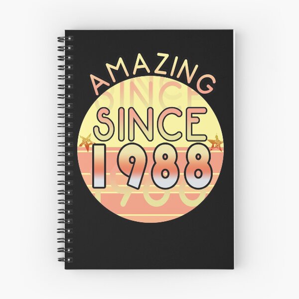 Item preview, Amazing since 1988 // Sunset Birthday Design designed and sold by PGPshop.