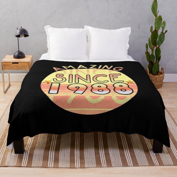 Item preview, Amazing since 1988 // Sunset Birthday Design designed and sold by PGPshop.