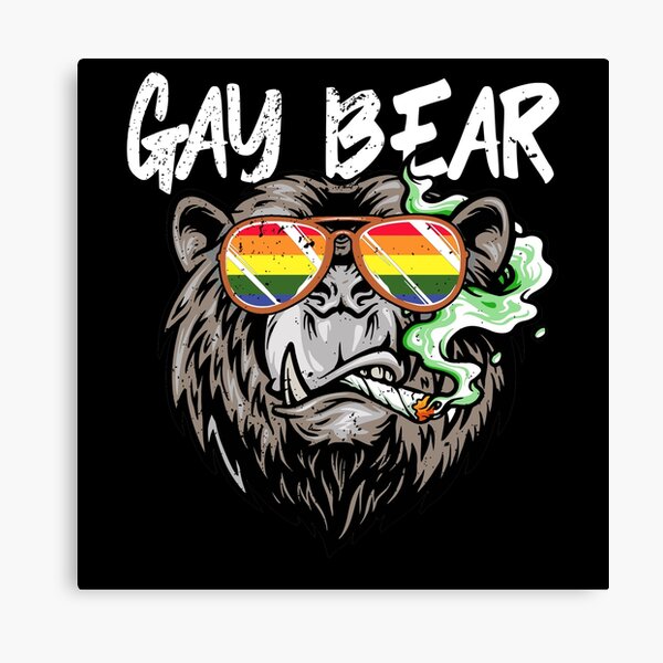 Lienzos Gay Bear Redbubble Lienzos Gay Bear Redbubble