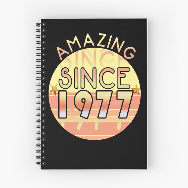 Item preview, Amazing since 1977 // Sunset Birthday Design designed and sold by PGPshop.