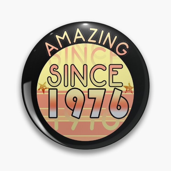 Item preview, Amazing since 1976 // Sunset Birthday Design designed and sold by PGPshop.