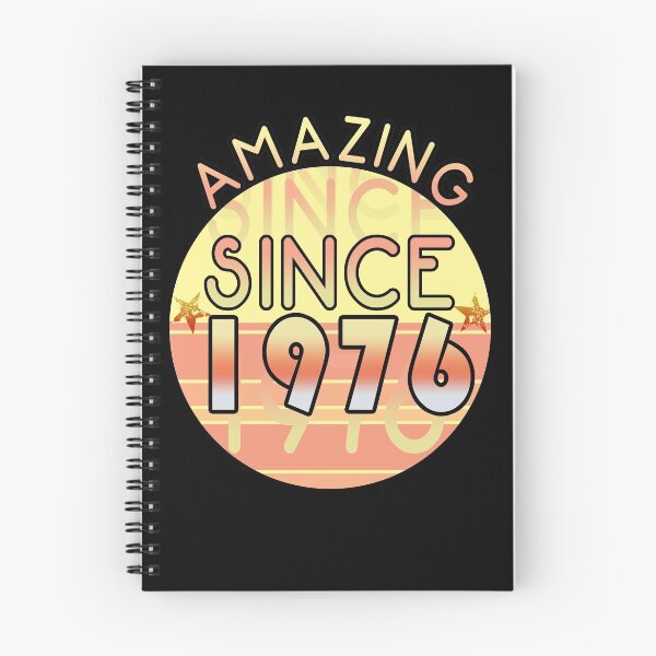 Item preview, Amazing since 1976 // Sunset Birthday Design designed and sold by PGPshop.