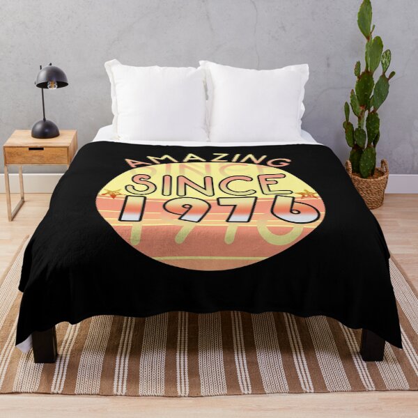 Item preview, Amazing since 1976 // Sunset Birthday Design designed and sold by PGPshop.