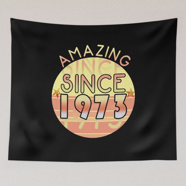 Item preview, Copy of Amazing since 1973 // Sunset Birthday Design designed and sold by PGPshop.