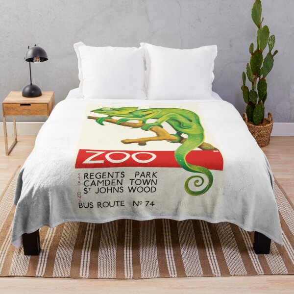 Item preview, 1935 Chameleon ZOO Advertising Poster designed and sold by retrographics.