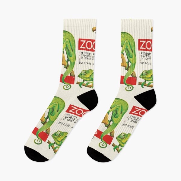 Item preview, Cartel publicitario de 1935 Chameleon ZOO designed and sold by retrographics.