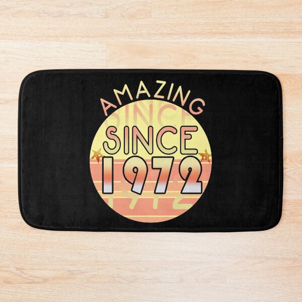 Item preview, Amazing since 1972 // Sunset Birthday Design designed and sold by PGPshop.