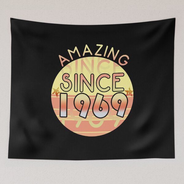 Item preview,  Amazing since 1969 // Sunset Birthday Design designed and sold by PGPshop.