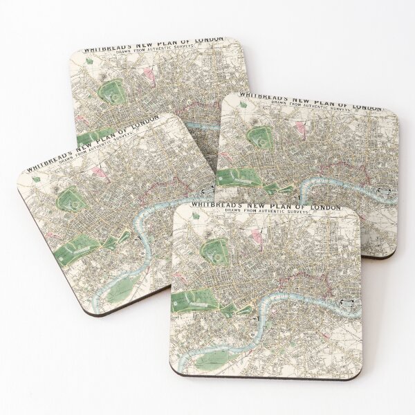 Item preview, Vintage Map of London antique designed and sold by maxigold.
