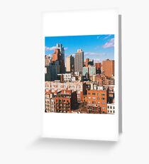 Tarjeta de felicitación NYC Rooftops