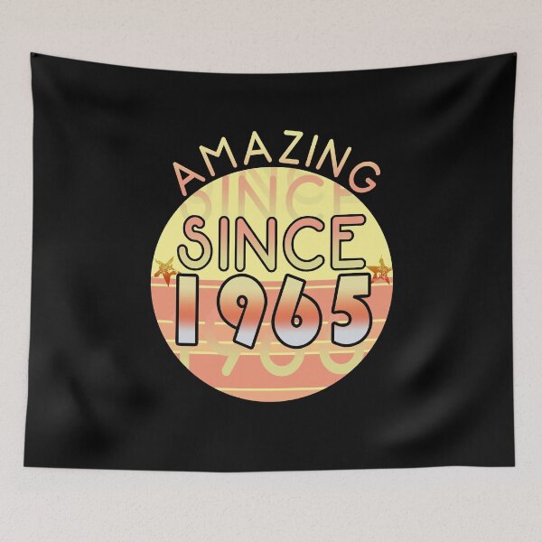 Item preview, Amazing since 1965 // Sunset Birthday Design designed and sold by PGPshop.