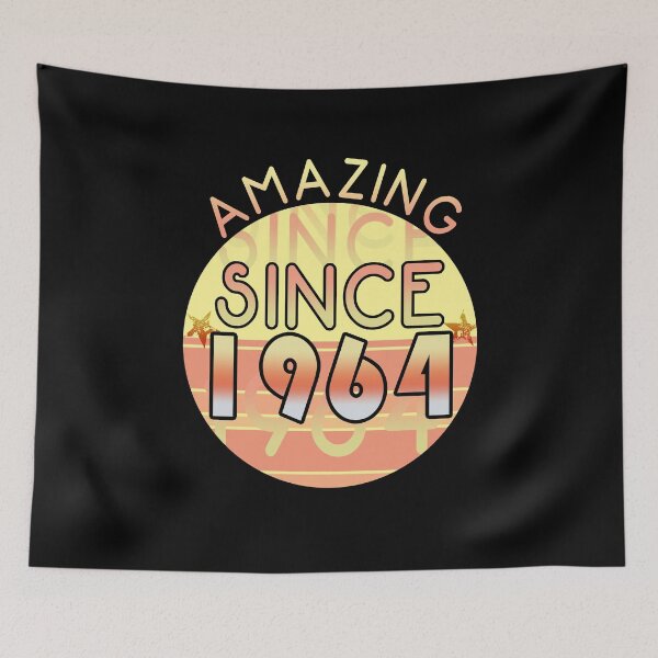 Item preview, Amazing since 1964 // Sunset Birthday Design designed and sold by PGPshop.