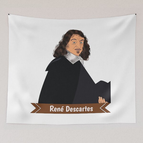Item preview, René Descartes poster | designed and sold by KARTICK DUTTA.
