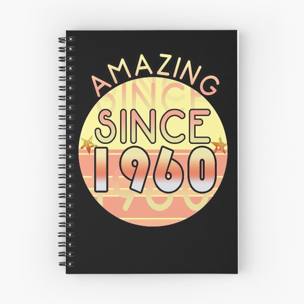 Item preview, Amazing since 1960 // Sunset Birthday Design designed and sold by PGPshop.