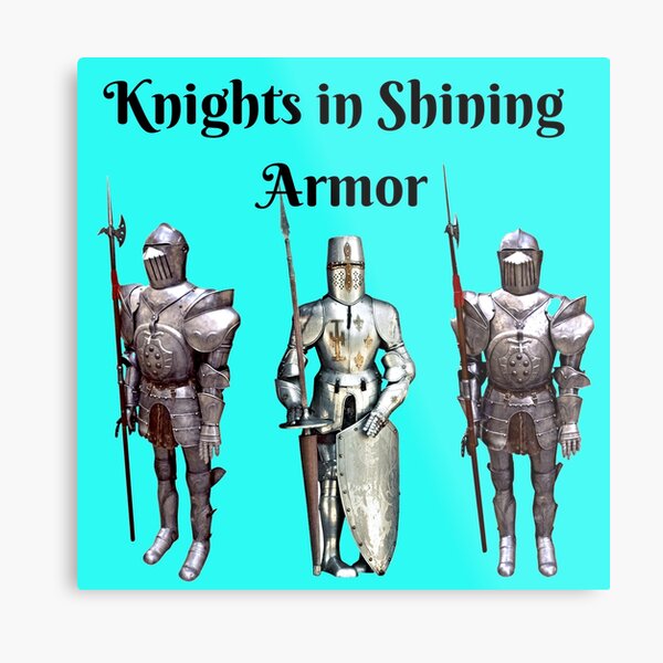 Knights in Shining Armor  Metal Print