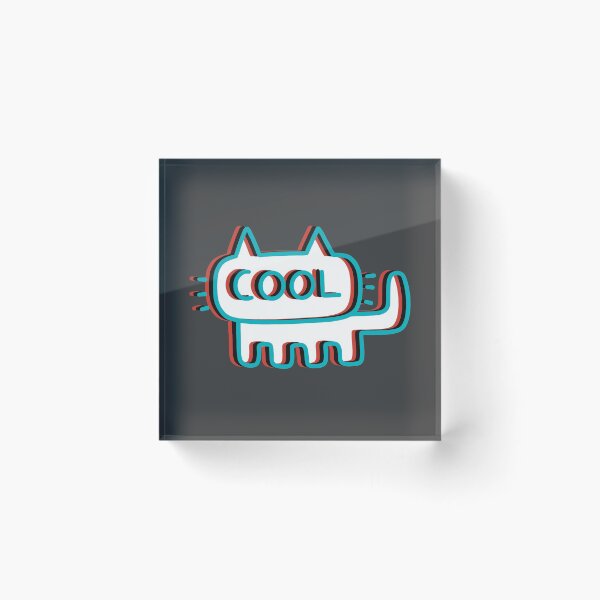 Item preview, Cool Cat 3D Simple Design designed and sold by LaureltheGreat.