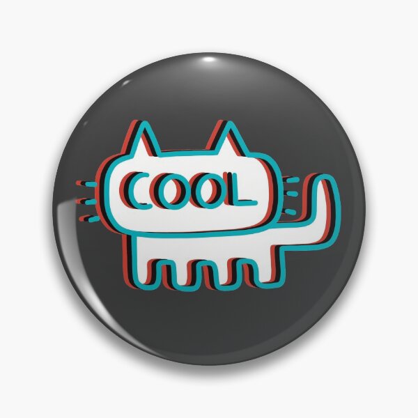 Item preview, Cool Cat 3D Simple Design designed and sold by LaureltheGreat.