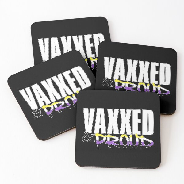 Item preview, Vaxxed & Proud Nonbinary Pride Flag designed and sold by Patrick Hiller.