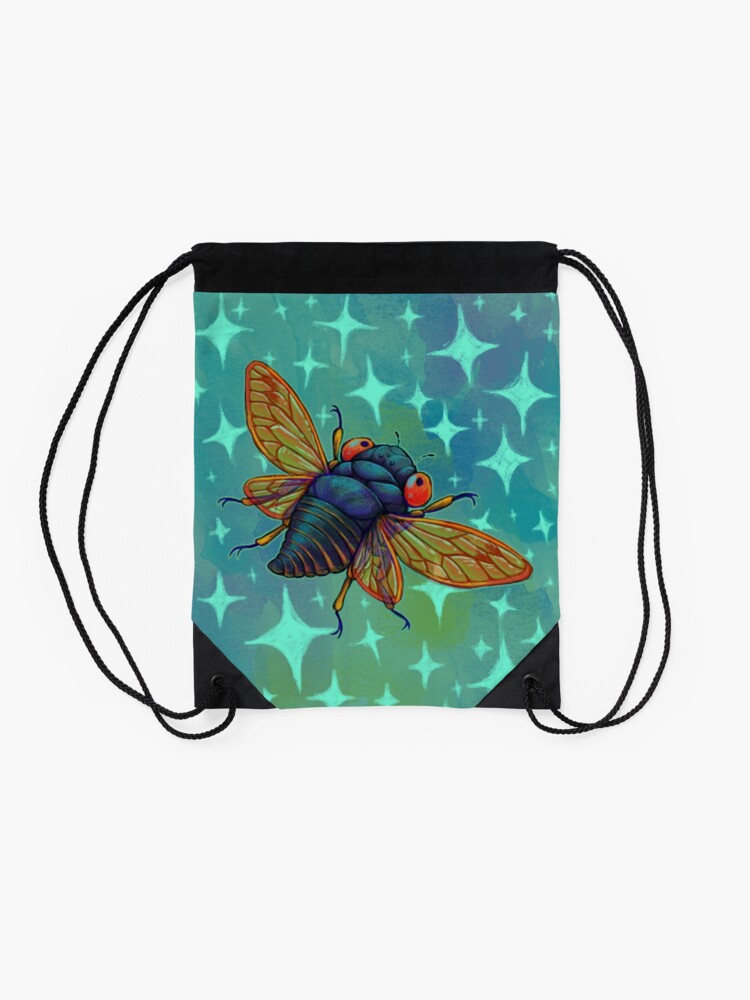 Alternate view of Magicicada Drawstring Bag