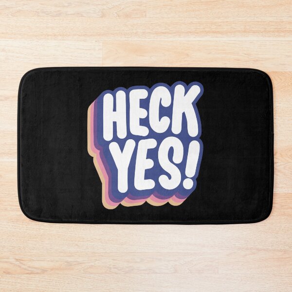 Item preview, Heck Yes! designed and sold by clickpopshop.