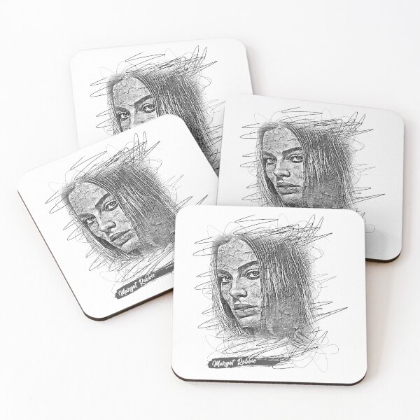 Item preview, Margot Robbie Abstract Sketch Art,Margot Robbie designed and sold by graphic-genie.