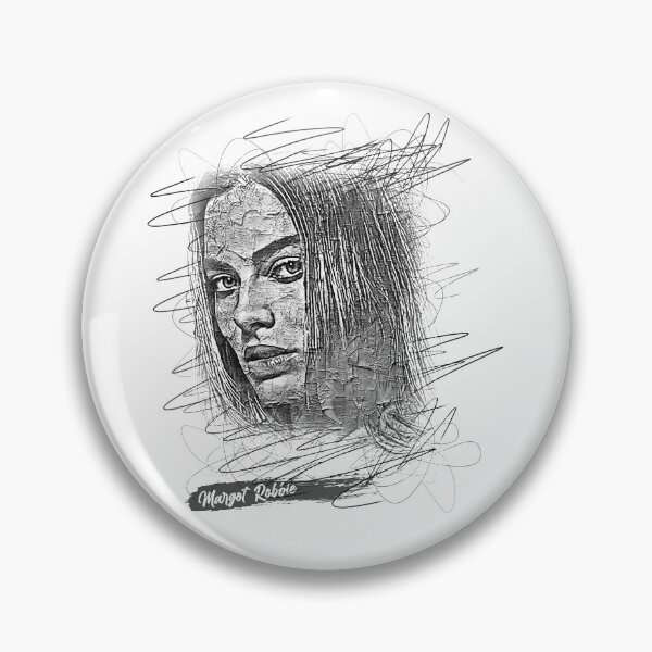 Item preview, Margot Robbie Abstract Sketch Art,Margot Robbie designed and sold by graphic-genie.