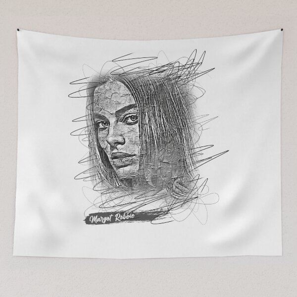 Item preview, Margot Robbie Abstract Sketch Art,Margot Robbie designed and sold by graphic-genie.