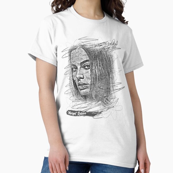Item preview, Margot Robbie Abstrakte Skizzenkunst, Margot Robbie designed and sold by graphic-genie.