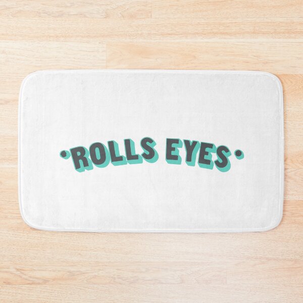 Item preview, Rolls Eyes - Aqua, Dark Gray designed and sold by Chubuter.