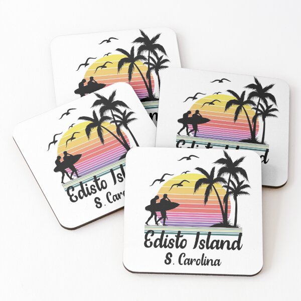 Item preview, Edisto Island South Carolina Seaside Retro Sunset designed and sold by Home-Spirit.