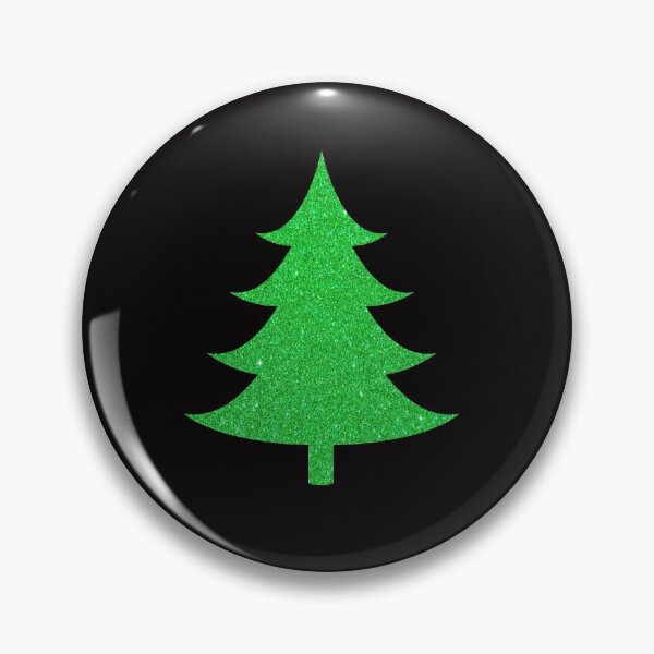Item preview, Minimalistic Green Faux Glitter Christmas Tree designed and sold by Felicity-K.