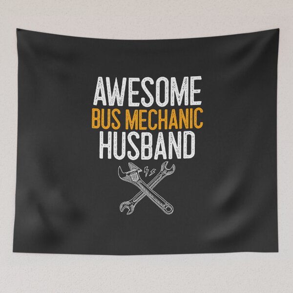 Item preview, Awesome Bus Mechanic Husband Mechanic Gift designed and sold by EricJP.