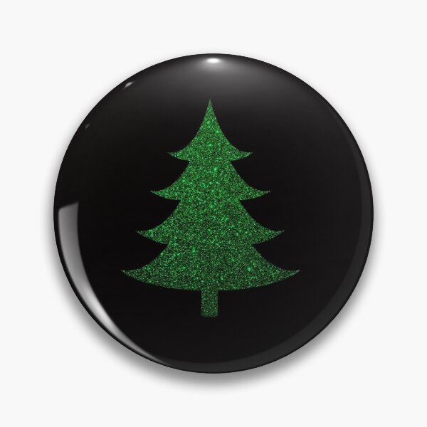 Item preview, Minimalistic Green Faux Glitter Christmas Tree designed and sold by Felicity-K.