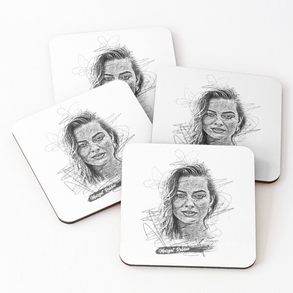Item preview, Margot Robbie Abstract Sketch Art,Margot Robbie designed and sold by graphic-genie.