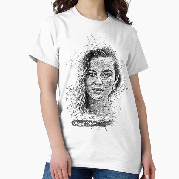 Item preview, Margot Robbie Abstrakte Skizzenkunst, Margot Robbie designed and sold by graphic-genie.