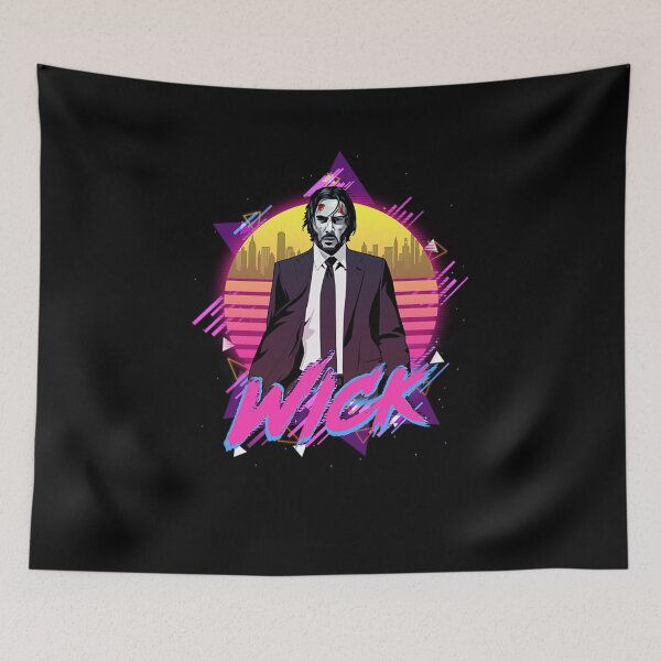 Artikelvorschau, John Wick Retro entworfen und verkauft von trippyD36.