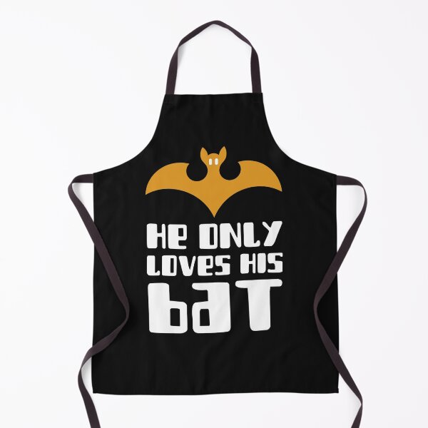 Item preview, He Only Loves His Bat (Not a Baseball Bat) designed and sold by Purrfecta.