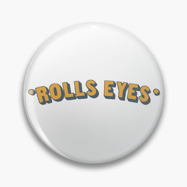 Item preview, Rolls Eyes - Orange, Dark Gray designed and sold by Chubuter.