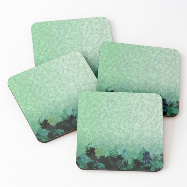 Artikelvorschau, Green Pastel Pattern Series - Grünes Pastell des Waldes entworfen und verkauft von Shamirazzuri.