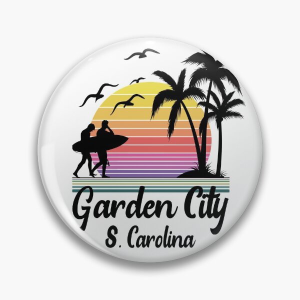 Item preview, Garden City South Carolina Seaside Retro Sunset designed and sold by Home-Spirit.