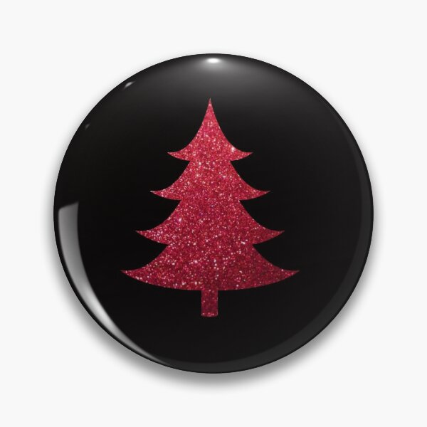 Item preview, Minimalistic Red Faux Glitter Christmas Tree designed and sold by Felicity-K.