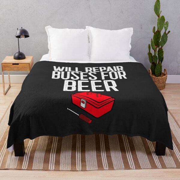 Item preview, Will Repair Buses For Beer Mechanic Gift designed and sold by EricJP.