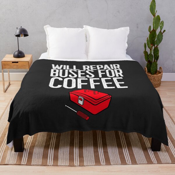 Item preview, Will Repair Buses For Coffee Mechanic Gift designed and sold by EricJP.