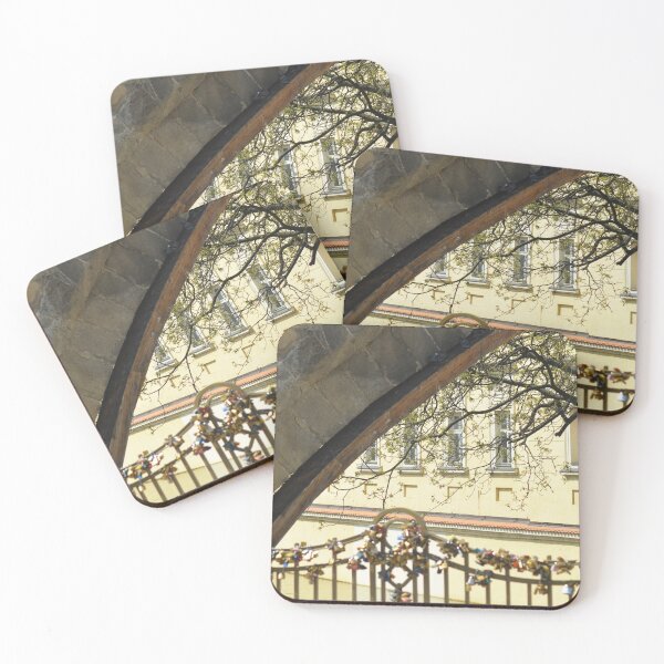 Item preview, The stone arch of a bridge, covered in padlocks. designed and sold by EAnneH.