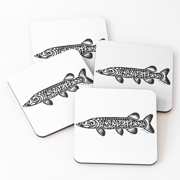 Item preview, Muskellunge Tribal Design  designed and sold by KitayamaDesigns.