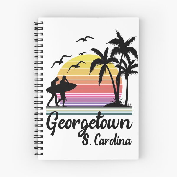 Item preview, Georgetown South Carolina Seaside Retro Sunset designed and sold by Home-Spirit.